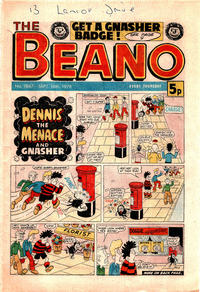Cover Thumbnail for The Beano (D.C. Thomson, 1950 series) #1887