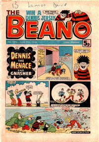 Cover Thumbnail for The Beano (D.C. Thomson, 1950 series) #1874