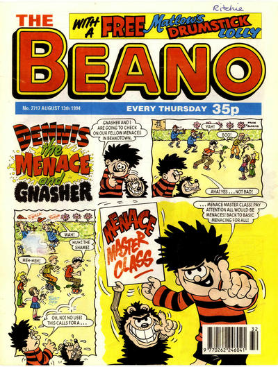 Cover for The Beano (D.C. Thomson, 1950 series) #2717