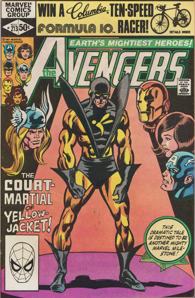 Cover for The Avengers (Marvel, 1963 series) #213 [Direct]