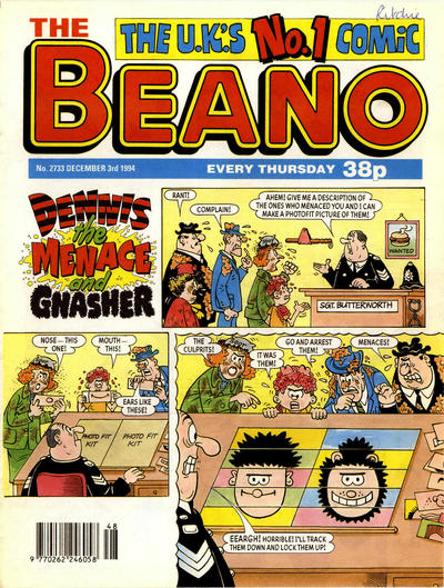 Cover for The Beano (D.C. Thomson, 1950 series) #2733
