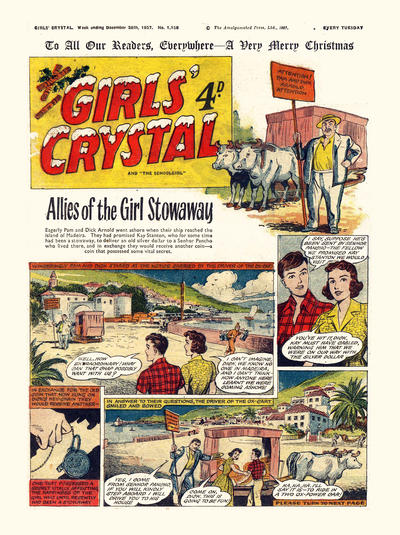 Cover for Girls' Crystal (Amalgamated Press, 1953 series) #1158