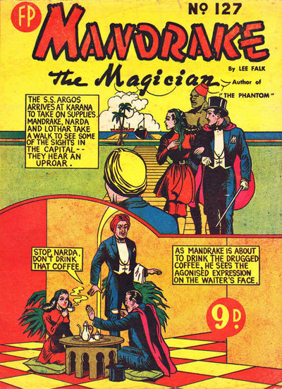 Cover for Mandrake the Magician (Feature Productions, 1950 ? series) #127