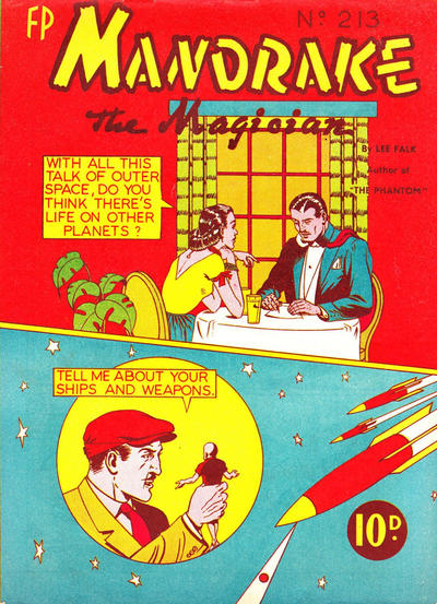 Cover for Mandrake the Magician (Feature Productions, 1950 ? series) #213