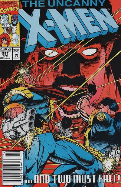 Cover for The Uncanny X-Men (Marvel, 1981 series) #287 [Newsstand]