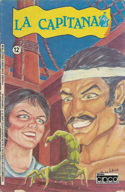 Cover for La Capitana (Editora Cinco, 1984 ? series) #12