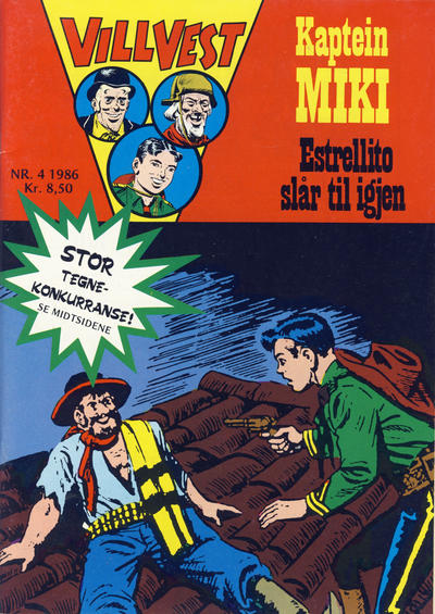 Cover for Vill Vest (Serieforlaget / Se-Bladene / Stabenfeldt, 1953 series) #4/1986