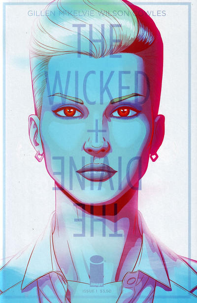 Cover for The Wicked + The Divine (Image, 2014 series) #1 [Lucifer White Background]