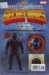 Cover Thumbnail for Secret Wars: Battleworld (2015 series) #1 [John Tyler Christopher Action Figure (Black Panther)]