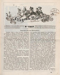Cover Thumbnail for Fliegende Blätter (Braun & Schneider, 1844 series) #1347