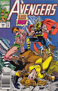 Cover Thumbnail for The Avengers (Marvel, 1963 series) #349 [Australian]