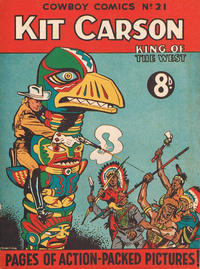 Cover Thumbnail for Kit Carson Cowboy Comics (The Land Newspaper, 1949 series) #21