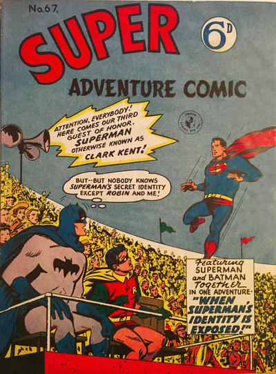 Cover for Super Adventure Comic (K. G. Murray, 1950 series) #67