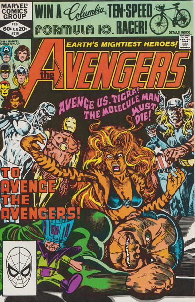 Cover for The Avengers (Marvel, 1963 series) #216 [Direct]