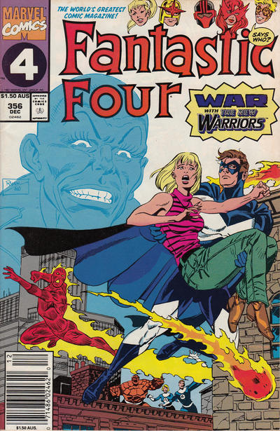 Cover for Fantastic Four (Marvel, 1961 series) #356 [Australian]
