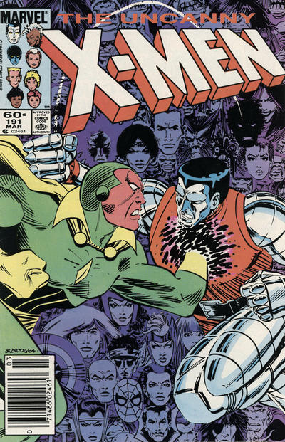 Cover for The Uncanny X-Men (Marvel, 1981 series) #191 [Newsstand]