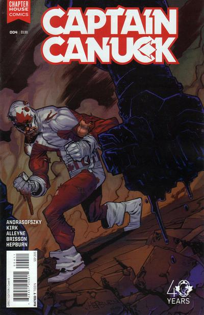 Cover for Captain Canuck (Chapterhouse Comics Group, 2015 series) #4 [Cover B]