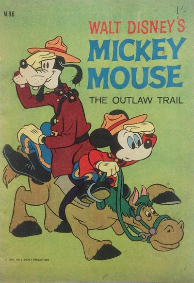 Cover for Walt Disney's Mickey Mouse (W. G. Publications; Wogan Publications, 1956 series) #96