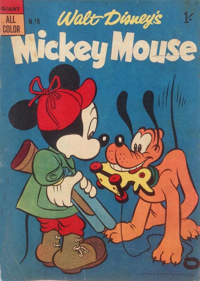 Cover for Walt Disney's Mickey Mouse (W. G. Publications; Wogan Publications, 1956 series) #18
