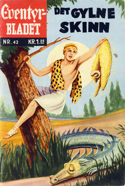 Cover for Junior Eventyrbladet [Eventyrbladet] (Illustrerte Klassikere / Williams Forlag, 1957 series) #42 - Det gylne skinn