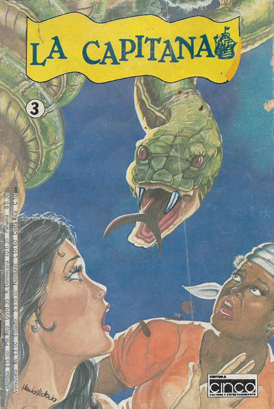 Cover for La Capitana (Editora Cinco, 1984 ? series) #3