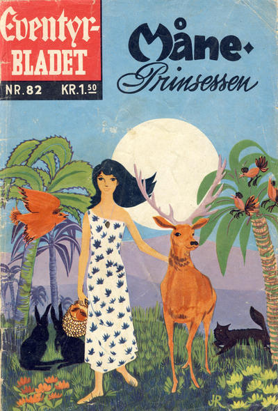 Cover for Junior Eventyrbladet [Eventyrbladet] (Illustrerte Klassikere / Williams Forlag, 1957 series) #82 - Måne-prinsessen