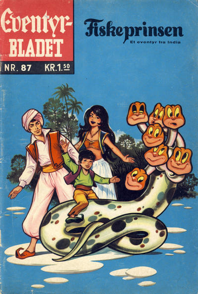 Cover for Junior Eventyrbladet [Eventyrbladet] (Illustrerte Klassikere / Williams Forlag, 1957 series) #87 - Fiskeprinsen