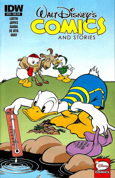 Cover for Walt Disney's Comics and Stories (IDW, 2015 series) #724