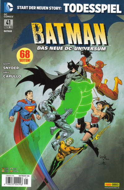 Cover for Batman (Panini Deutschland, 2012 series) #41 (106)