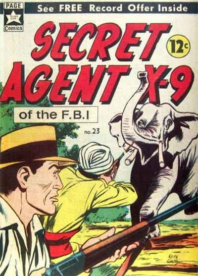 Cover for Secret Agent X9 (Yaffa / Page, 1963 series) #23