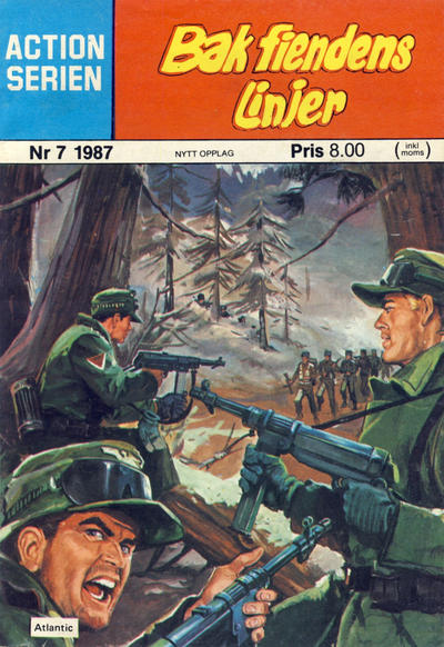 Cover for Action Serien (Atlantic Forlag, 1976 series) #7/1987