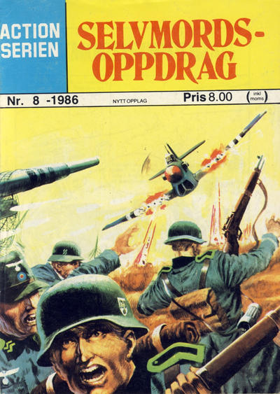 Cover for Action Serien (Atlantic Forlag, 1976 series) #8/1986