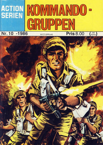 Cover for Action Serien (Atlantic Forlag, 1976 series) #10/1986