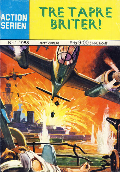 Cover for Action Serien (Atlantic Forlag, 1976 series) #1/1988