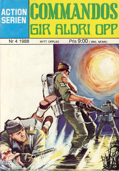 Cover for Action Serien (Atlantic Forlag, 1976 series) #4/1988