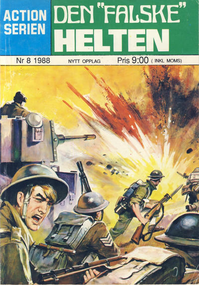Cover for Action Serien (Atlantic Forlag, 1976 series) #8/1988