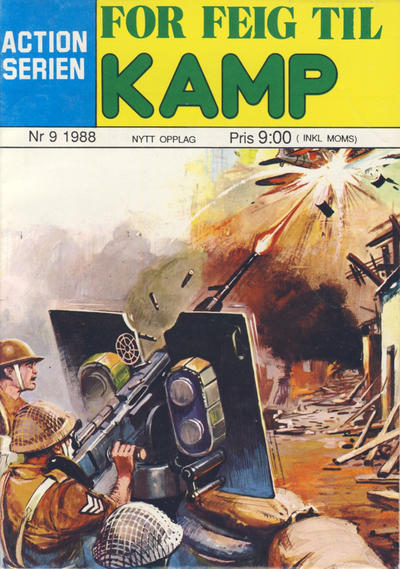 Cover for Action Serien (Atlantic Forlag, 1976 series) #9/1988
