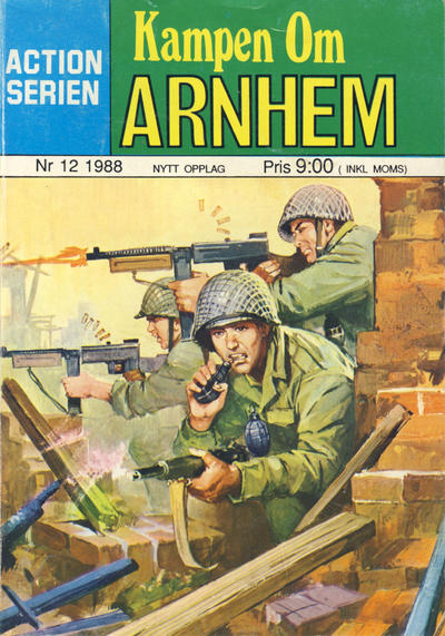 Cover for Action Serien (Atlantic Forlag, 1976 series) #12/1988