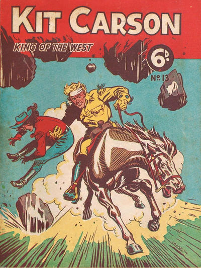 Cover for Kit Carson Cowboy Comics (The Land Newspaper, 1949 series) #13