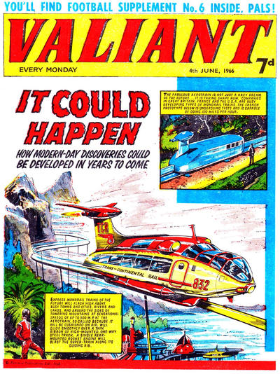 Cover for Valiant (IPC, 1964 series) #4 June 1966