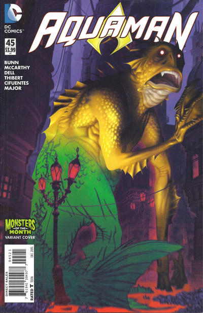 Cover for Aquaman (DC, 2011 series) #45 [Monsters of the Month Cover]