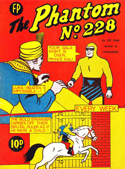 Cover for The Phantom (Feature Productions, 1949 series) #228