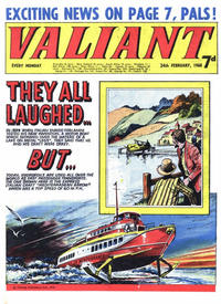 Cover Thumbnail for Valiant (IPC, 1964 series) #24 February 1968