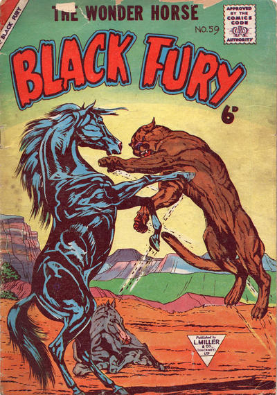 Cover for Black Fury (L. Miller & Son, 1957 series) #59