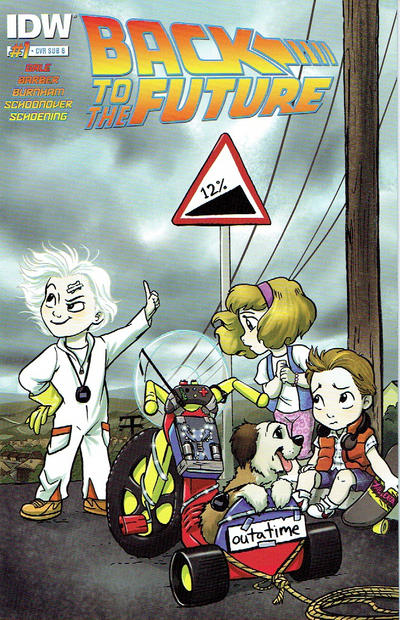 Cover for Back to the Future (IDW, 2015 series) #1 [Subscription Cover B]
