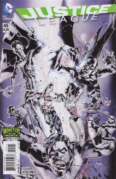 Cover for Justice League (DC, 2011 series) #45 [Monsters of the Month Cover]
