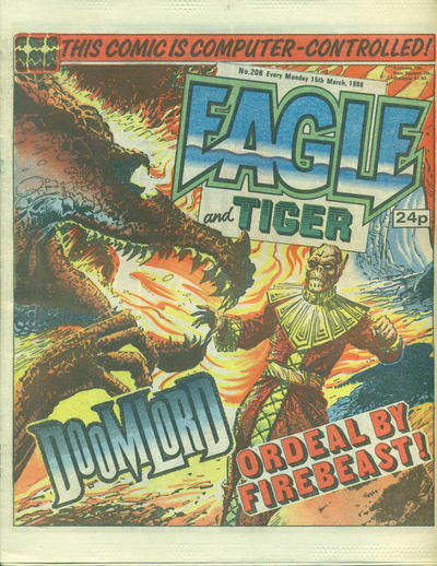 Cover for Eagle (IPC, 1982 series) #208