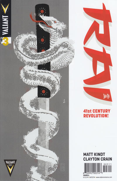 Cover for Rai (Valiant Entertainment, 2014 series) #3 [Cover A - Raúl Allén]