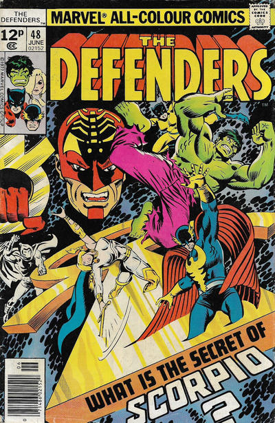 Cover for The Defenders (Marvel, 1972 series) #48 [British]