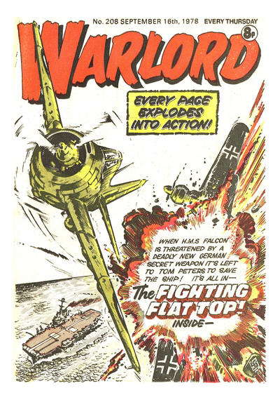 Cover for Warlord (D.C. Thomson, 1974 series) #208